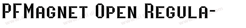 PFMagnet Open Regula字体转换
